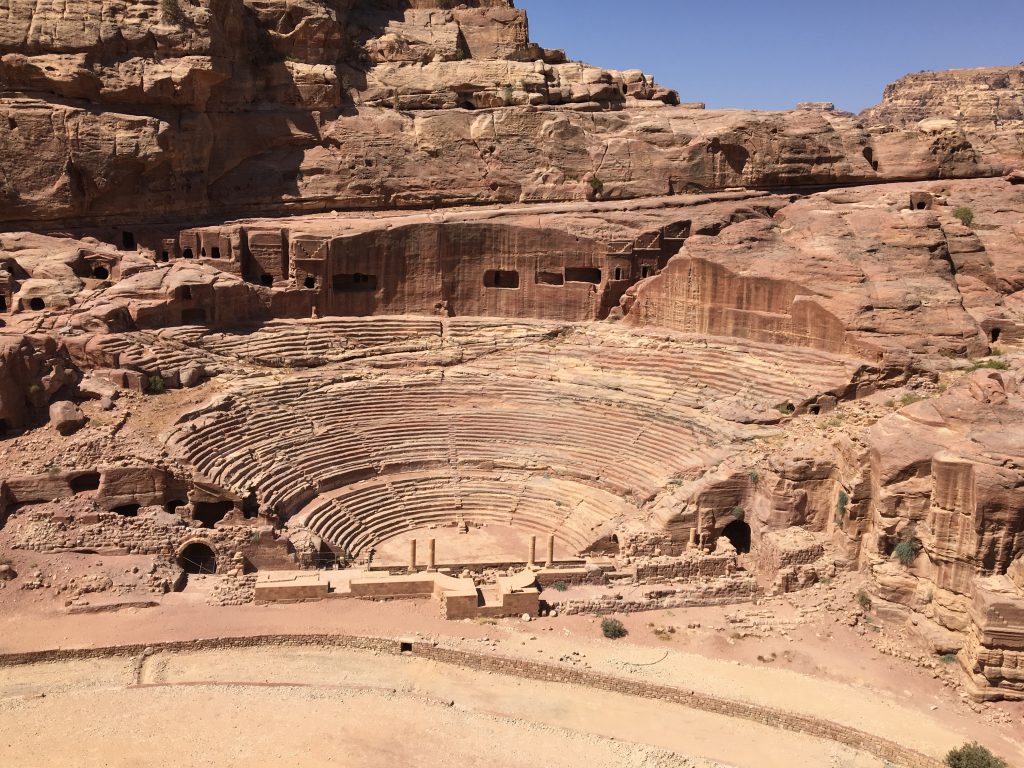 Theater in Petra - Digital Library of the Middle East